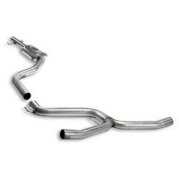 Supersprint Mittelschalldämpfer + -Y-Pipe- passend für ALFA ROMEO 159 1750ti (200 Hp) 2009 - 2011