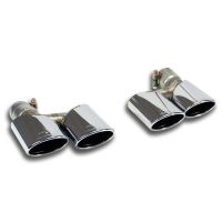Supersprint Endpipe kit Right - Left 120x80 fits for MERCEDES C204 C 250 CDI Coupè (204 Hp) 11 -