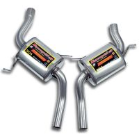 Supersprint Centre exhaust Right + Left fits for RANGE ROVER VOGUE 4.4i V8 02 - 04 (Motore BMW)