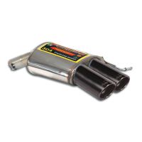 Supersprint Rear sport muffler  F1 Race right OO90 Black fits for RANGE ROVER SPORT SVR 5.0i V8 Supercharged (550 PS) 2015 -> 2017