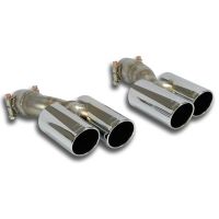 Supersprint Endpipe kit Right OO80 - Left OO80 fits for MERCEDES W212 E 500 V8 4.7i Bi-Turbo (Berlina + S.W.) (408 Hp) 2010 - 2014