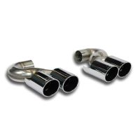 Supersprint Endrohrkit Re O90 - Links O90 - (Für M Heckschürze) passend für BMW F16 X6 xDrive50i V8 Bi-turbo 2014 -