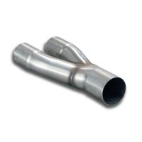 Supersprint Connecting pipe -Y- for OEM catalytic converter fits for AUDI TT RS QUATTRO Plus Coupè/Roadster 2.5 TFSi (360 Hp) 2012 - 2015 (Impianto Ø80mm)