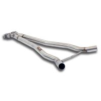 Supersprint Mittelrohrsatz Rechts - Links + -X-Pipe- passend für BMW E64 Cabrio M6 5.0i V10 05 -(Impianto Ø70 mm)