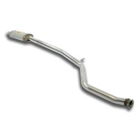 Supersprint Mittelschalldämpfer Edelstahl AISI 409 passend für PEUGEOT 206 XS 1.4i/1.6i 16V 01 -