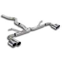 Supersprint Verbindungsrohr + Hinteres Rohr RechtsOO80 - LinksOO80 passend für BMW F34 Gran Turismo 318d (143 -150 Hp) 2013 -