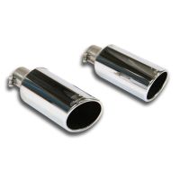 Supersprint Endrohrsatz Rechts O100 +Links O100 passend für SEAT LEON 1.6i (102 Hp)  06 -