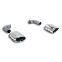 Supersprint Endrohrsatz Rechts 145x95 +Links 145x95 passend für MERCEDES W176 A 180 (122 Hp) 2013 -