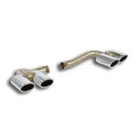 Supersprint Endrohrsatz 2-Rohr Rechts 90x60 - Links 90x60 (für Stoßstangenspoiler) passend für MERCEDES W246 B 200 1.6T (156 PS) 2015 ->