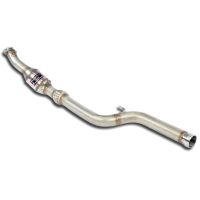 Supersprint Downpipe Links + Sport Metallkatalysator passend für MERCEDES W222 S 63 AMG 4-Matic 5.5i V8 Bi-Turbo (M157 - 585 PS) 2014 -> 2017