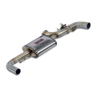 Supersprint Rear sport muffler  right-left Dual Sound, with valve fits for MERCEDES X118 CLA 220 Shooting Brake (2.0T - 190 PS - Modelle mit GPF) 2020 -> (mit klappe)