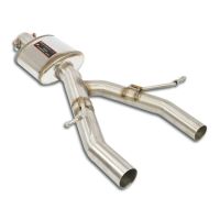 Supersprint Mittelschalldämpfer passend für MERCEDES R173 SLC 200 Final Edition (184 PS - Modelle mit GPF) 2019 -> (mit klappe)