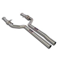 Supersprint Front pipe Right - Left(Replaces OEM front muffler) fits for ALFA ROMEO STELVIO QUADRIFOGLIO 2.9i V6 Bi-Turbo (510 PS) 2017 ->