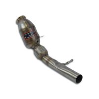Supersprint Downpipe Links + Sport Metallkatalysator 200CPSI passend für ALFA ROMEO STELVIO QUADRIFOGLIO NRring Edition 2.9i V6 Bi-Turbo (510 PS) 2019