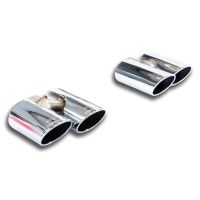 Supersprint Endrohrsatz 100x75 Rechts + 100x75 Links passend für AUDI A3 8V Sedan QUATTRO Facelift 2.0 TFSI (190 Hp) 2016 -