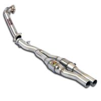 Supersprint Downpipe Kit + Metalkatalysator Rechts - Links 100CPSI(Ersetzt Pre-Katalysator) passend für AUDI RS3 8P Sportback QUATTRO 2.5 TFSI (340 PS) 2011 -> 2015(Anlage Ø76mm)