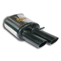 Supersprint Rear exhaust Left 100x75 Black fits for AUDI A6 C7 4G Quattro 3.0 TDI V6 (320 - 326 PS) 2015 -