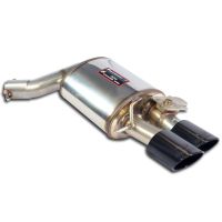 Supersprint Rear exhaust Right 100x75 -Black- with valve fits for AUDI A7 S7 Quattro 4.0T V8 (420 PS) 2012 -> (mit klappe)