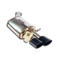 Supersprint Rear exhaust Left 100x75 -Black- with valve  fits for AUDI A7 S7 Quattro 4.0T V8 (420 PS) 2012 -> (mit klappe)