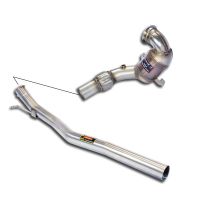 Supersprint pipe satz ab Turbolader with sport metal catalysts  WRC 100 CPSI fits for AUDI S3 8V Sedan QUATTRO 2.0 TFSI (300 PS - Modelle mit GPF) 2019 -> (mit klappe)