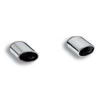 Supersprint Endrohrsatz Rechts - Links 120x80 passend für AUDI TT Mk3 2.0 TFSI Quattro (230 Hp) 2015- (Ø76 mm)