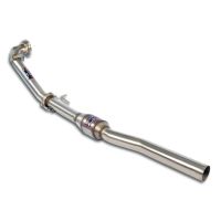 Supersprint pipe set  from turbo charger  + Sport Metallcatalyst  fits for AUDI RS Q3 2.5 TFSI Quattro (400 PS) 2020 -> (Racing)