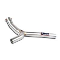 Supersprint Verbindungsrohr Y-Pipe passend für AUDI RS4 Quattro (Avant) 2.9 TFSi V6 (450 PS) 2018 -> (mit klappe)