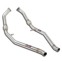 Supersprint Front pipe kit Right - Left(Replaces OEM front exhaust) fits for AUDI SQ5 QUATTRO 3.0 TFSI V6 (354 PS) 2018 -> (mit klappe)