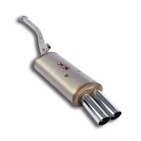 Supersprint Tube Mittelschalldämpfer + Endschalldämpfer OO76 Edelstahl AISI 409 passend für BMW E30 318is  89 - 91