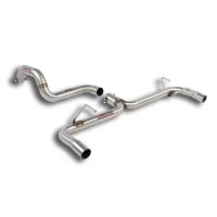 Supersprint Rear pipe kit Right - Left fits for 500 ABARTH 1.4T Multiair -Mod. USA- (160 Hp) 2011 -