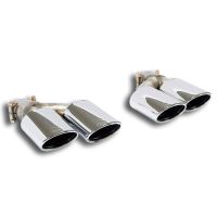 Supersprint Endpipe kit Right - Left 120x80 fits for MERCEDES W212 E 500 V8 4.7i Bi-Turbo (Berlina + S.W.) (408 Hp) 2010 - 2014