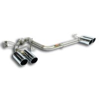 Supersprint Endrohr-Kit (-Entfall- Nachschalldämpfer) OO100 Rechts + OO100 Links passend für BMW F10 / F11 520d / 525d (4 cil.) 2010 -