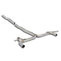 Supersprint Rohr hinten-Y-Pipe- Rechts - Links(Nachschalldämpfer-Entfall) passend für BMW F49 X1 20Li (2.0i Turbo - Motor B48 - 192 PS) 2015 ->