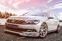 JMS front apron without r-line with integrated diffuser  fits for VW Passat 3C B8