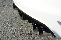 JMS Heckansatz Racelook incl. Diffusor und Echtcarboneinsatz passend für VW Scirocco 3