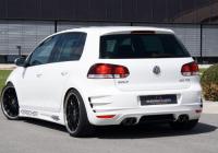 Kerscher Heckstoßstange für 4-Rohr Auspuffanlage  passend für VW Golf 6