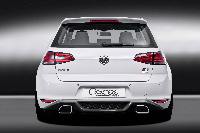 Caractere Heckansatz mit Endschalldämpfer  passend für VW Golf 7
